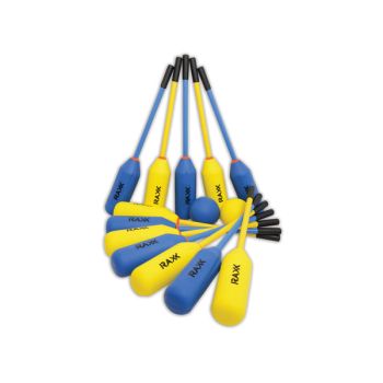 Knotshockey | Super | Blauw/Geel Set 12 stuks