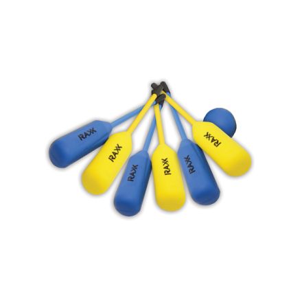 Knotshockey | Super | Blauw/Geel Set 6 stuks