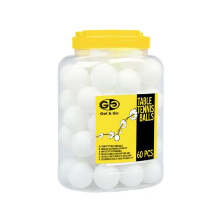Tafeltennisballetjes - 60 st. - PP