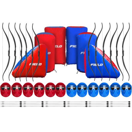 Archery Tag Set - Set 12 pers + Bunker